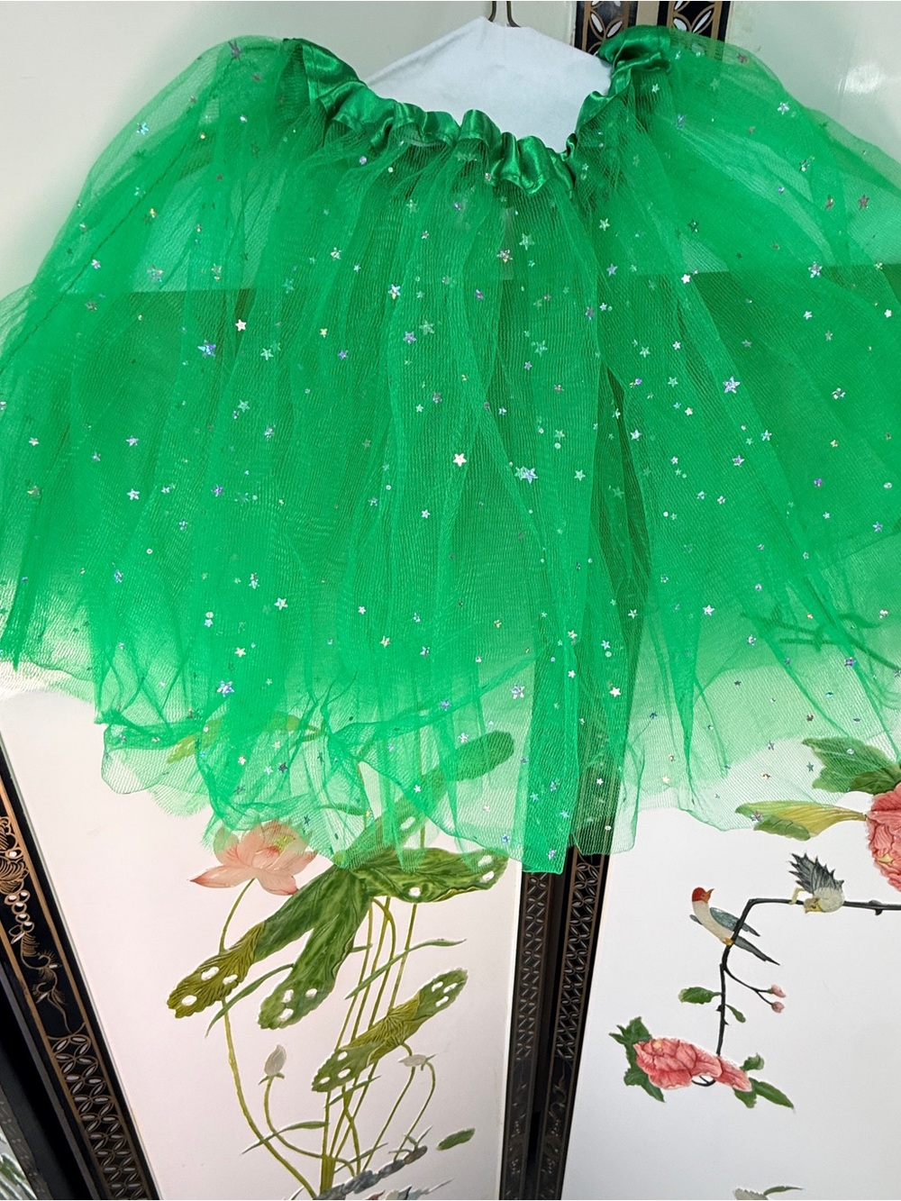 Weissman Green Star-Embellished Tulle Skirt WICKED, PRACTICAL MAGIC 🪄